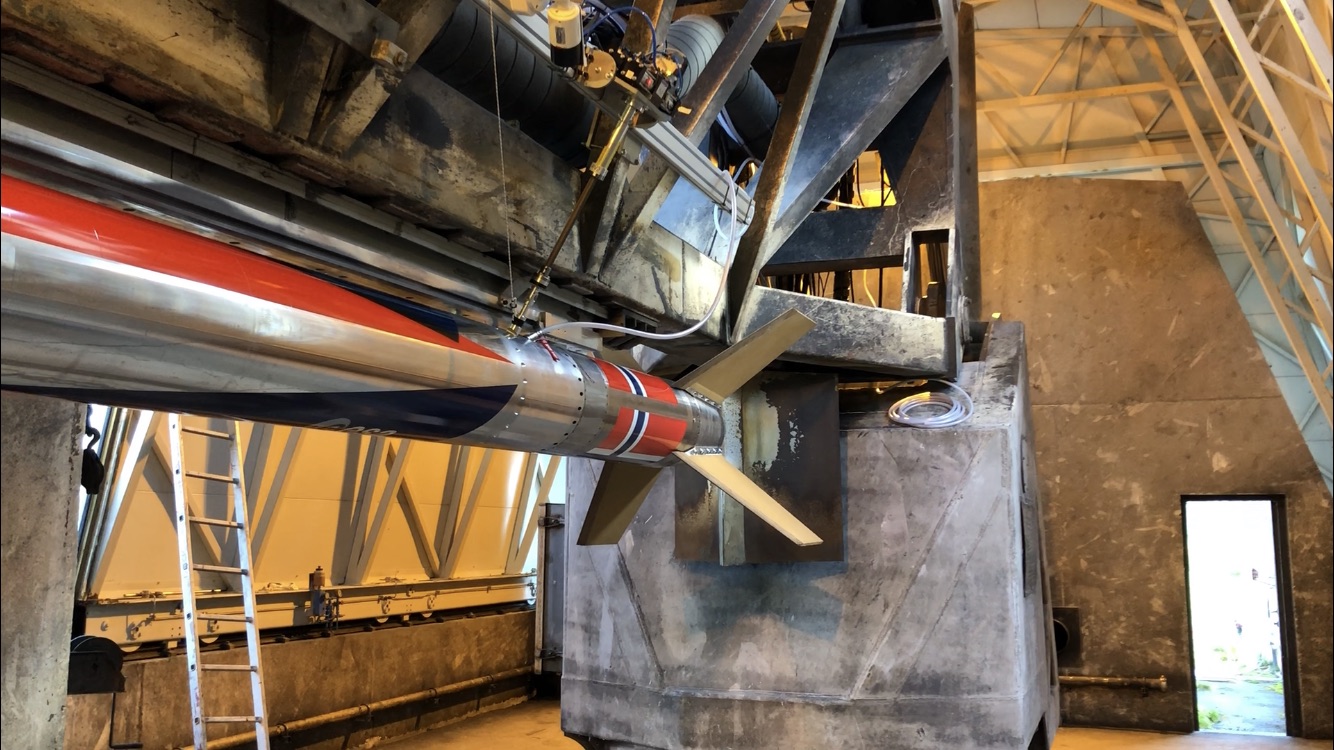 Nucleus at the moment of launch from Andøya Space Center Nucleus at the moment of launch from Andøya Space Center